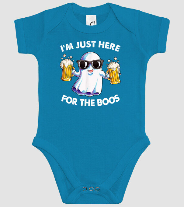 Im just here for the boos model turcoaz pe tricou