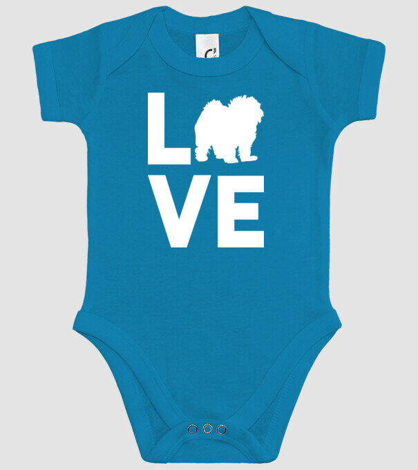 LOVE Bolognese model turcoaz pe tricou