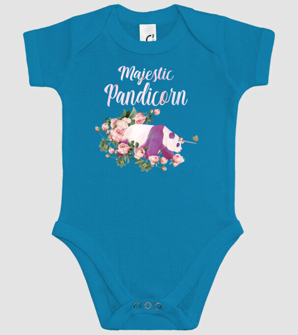 Majestic pandicorn model turcoaz pe tricou