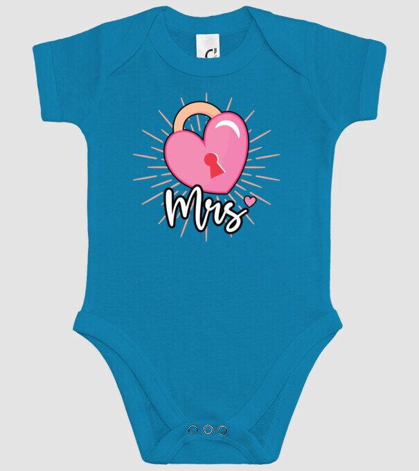 Mrs key to the heart model turcoaz pe tricou