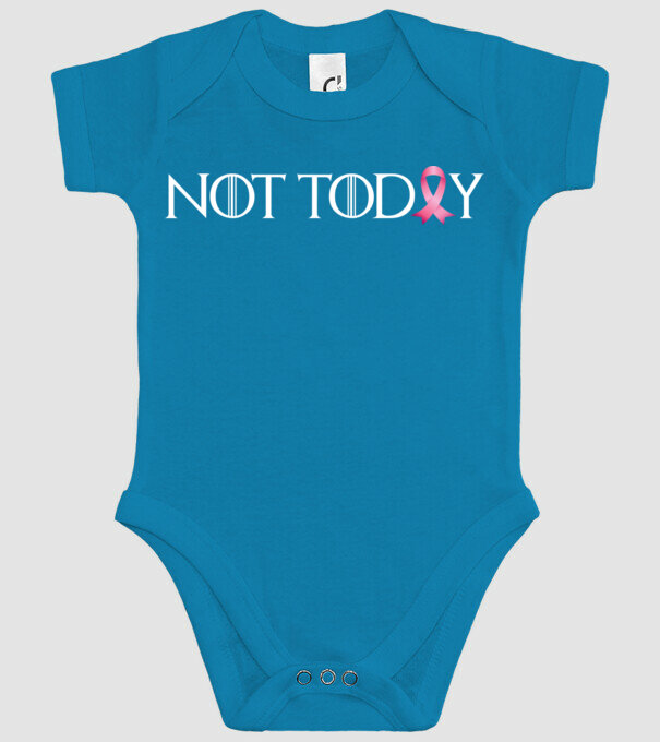 Not today model turcoaz pe tricou