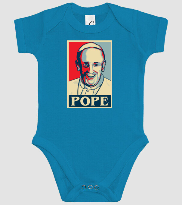 Poster Papa model turcoaz pe tricou