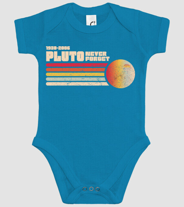 pluto model turcoaz pe tricou