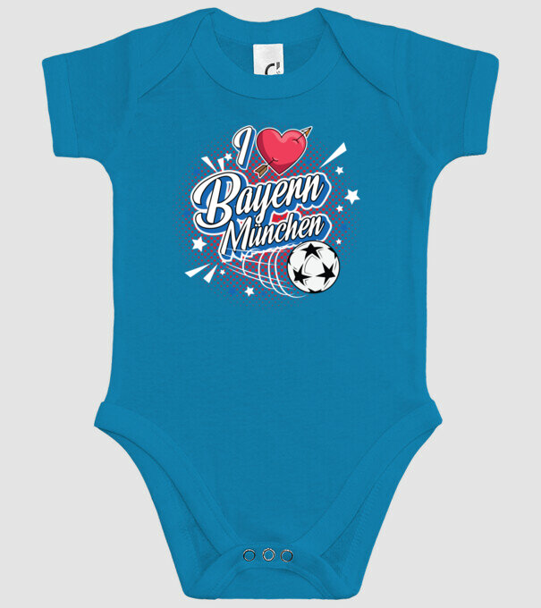 Popart Bayern model turcoaz pe tricou