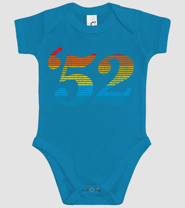 Retro Birthday 1952 model turcoaz pe tricou