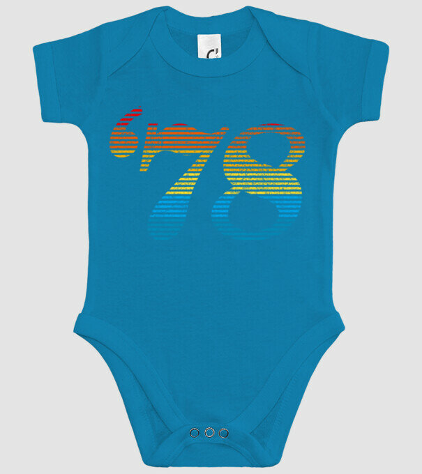 Retro Birthday 1978 model turcoaz pe tricou