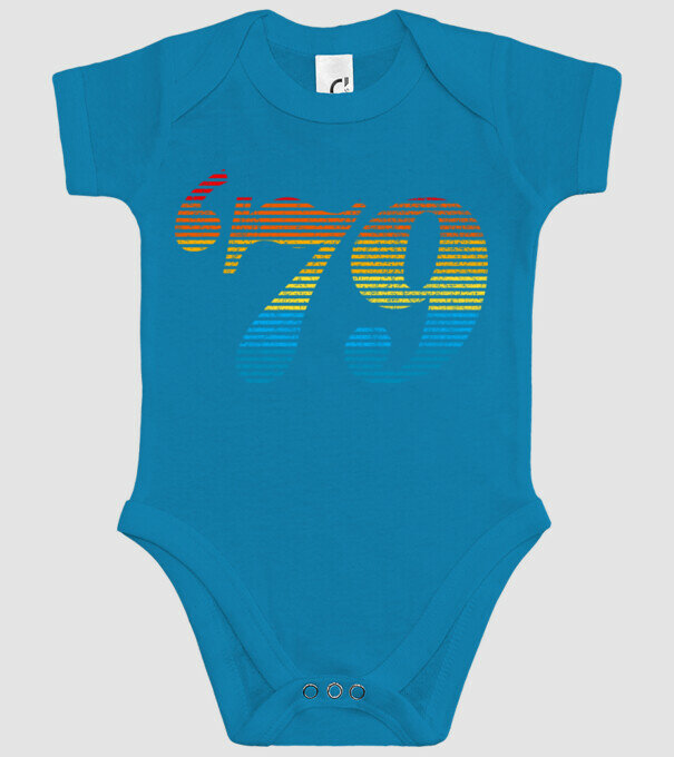 Retro Birthday 1979 model turcoaz pe tricou