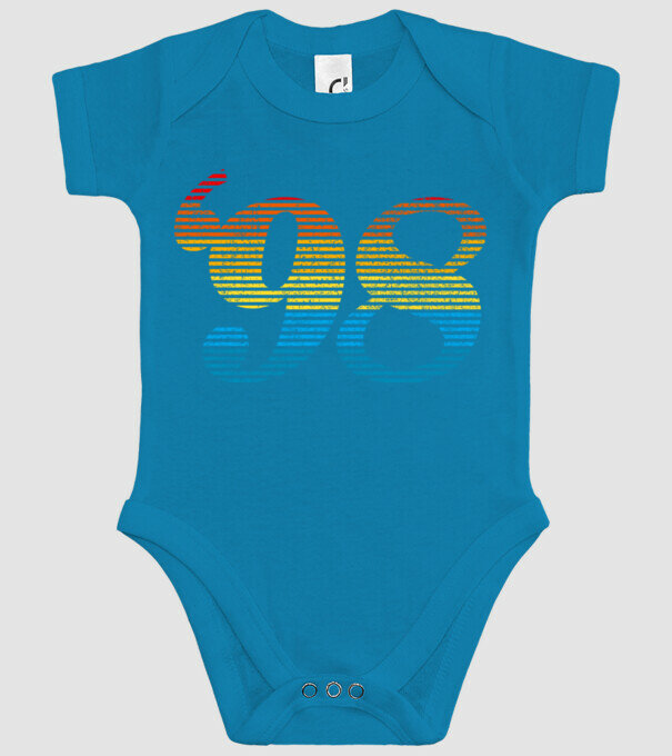 Retro Birthday 1998 model turcoaz pe tricou