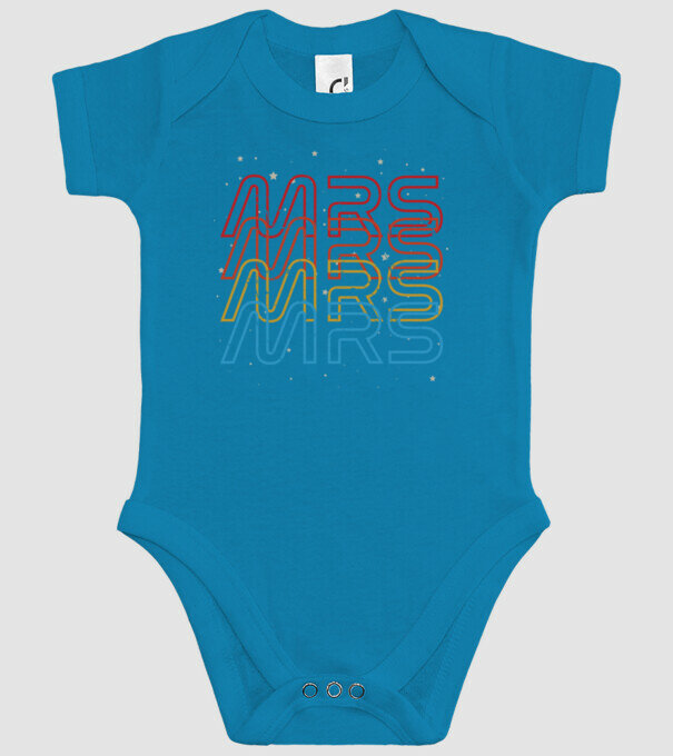 Retro vintage nasa couple mrs model turcoaz pe tricou