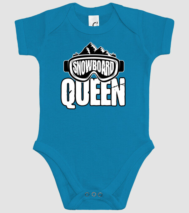 snowboard queen 01 model turcoaz pe tricou