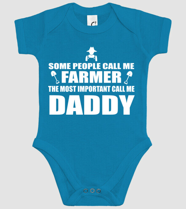 Some people call me farmer pentru Tata model turcoaz pe tricou