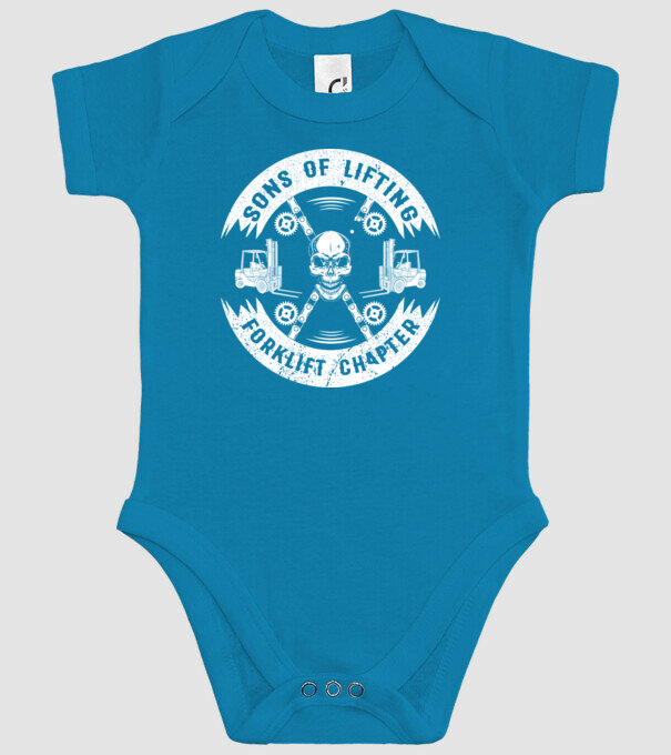 SONS OF LIFTING model turcoaz pe tricou