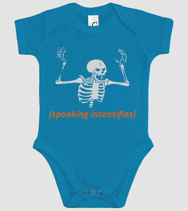 Spooking intensifies model turcoaz pe tricou