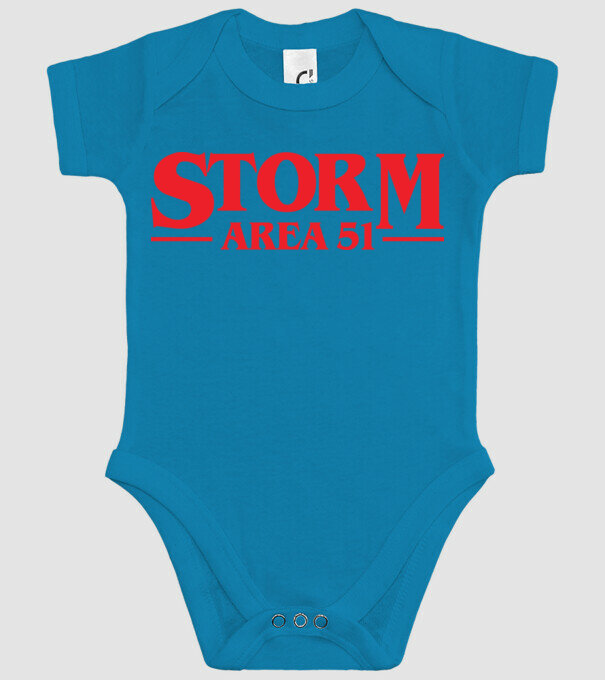 storm area 51 stranger model turcoaz pe tricou