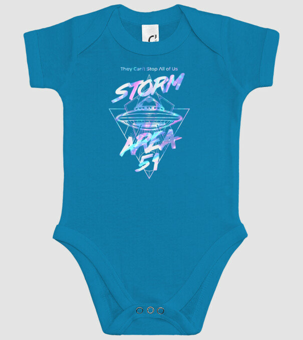 storm area 51 ufo holo model turcoaz pe tricou