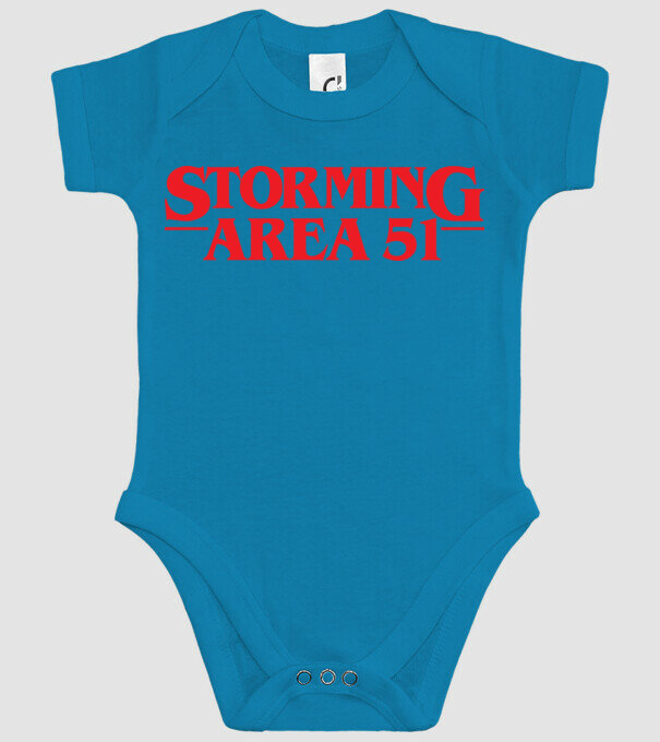 storming area 51 things model turcoaz pe tricou