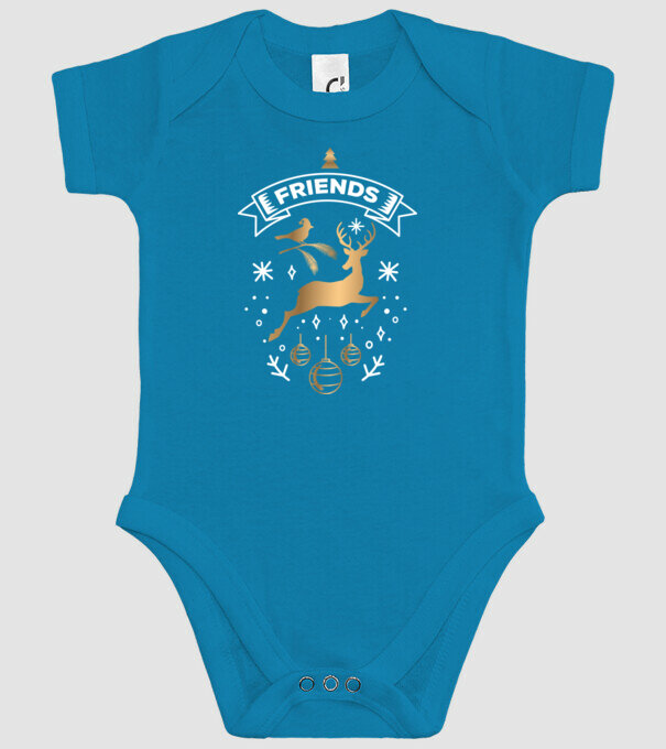 Best Friends Christmas 2 model turcoaz pe tricou