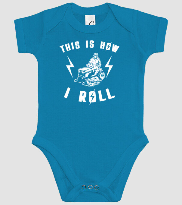 This is how i roll model turcoaz pe tricou