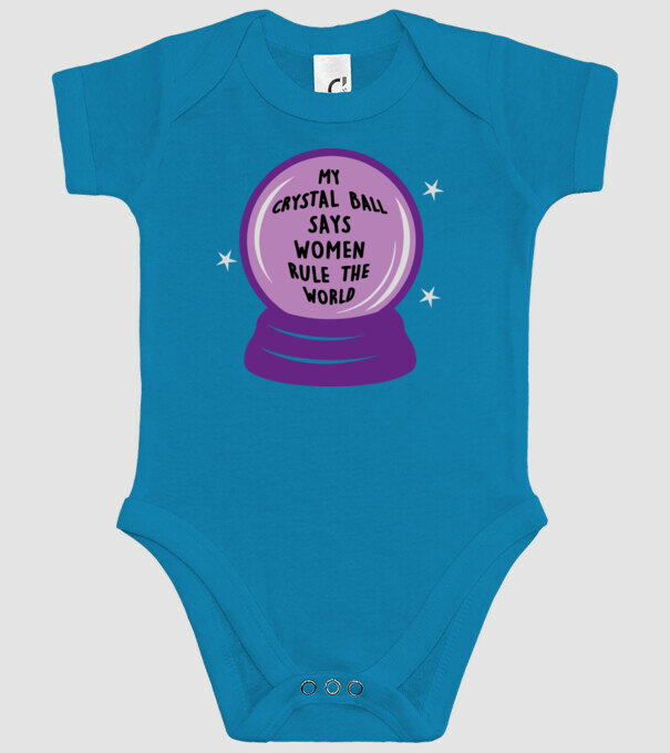 Women rule the world model turcoaz pe tricou