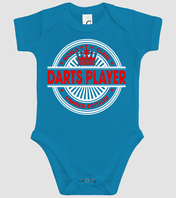 World class DARTS model turcoaz pe tricou