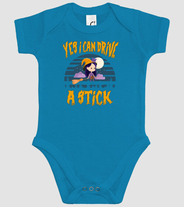 Yes, i can drive a stick model turcoaz pe tricou