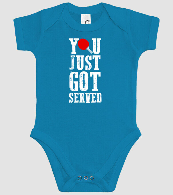 You just got served model turcoaz pe tricou
