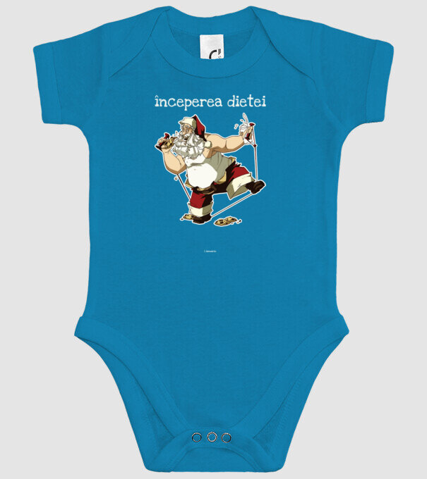 începerea dietei - 1 ianuarie model turcoaz pe tricou