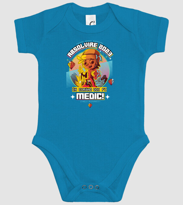 absolvire 2023 medic model turcoaz pe tricou