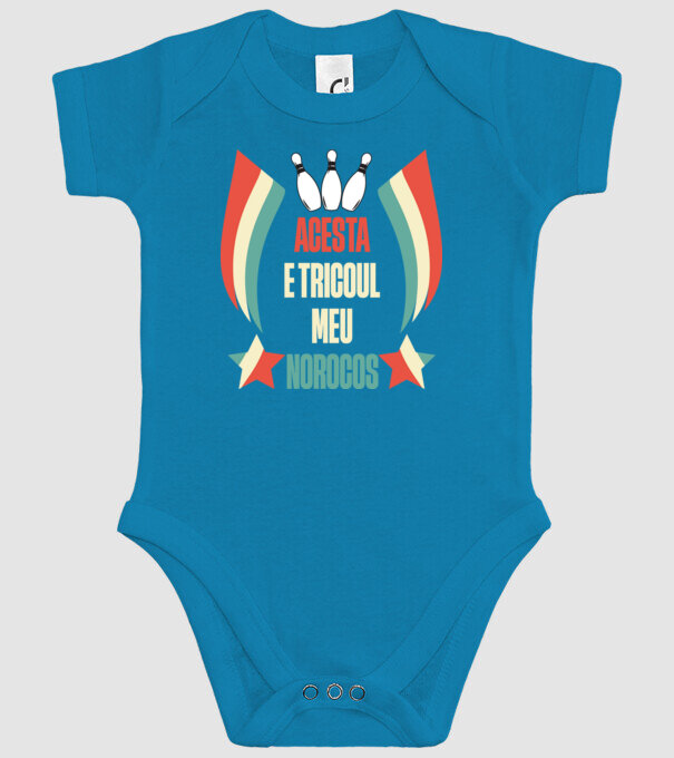 acesta e tricoul meu norocos model turcoaz pe tricou