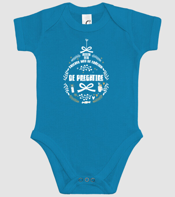 acesta este tricoul meu de Crăciun_de pregătire model turcoaz pe tricou