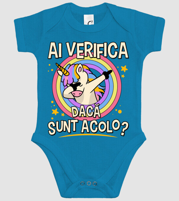 Ai verifica dacă sunt acolo? model turcoaz pe tricou