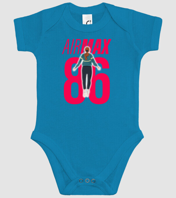 air max 86 stranger things model turcoaz pe tricou