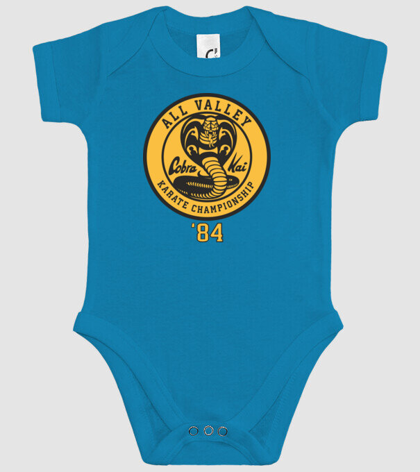 all valley karate cobra kai model turcoaz pe tricou