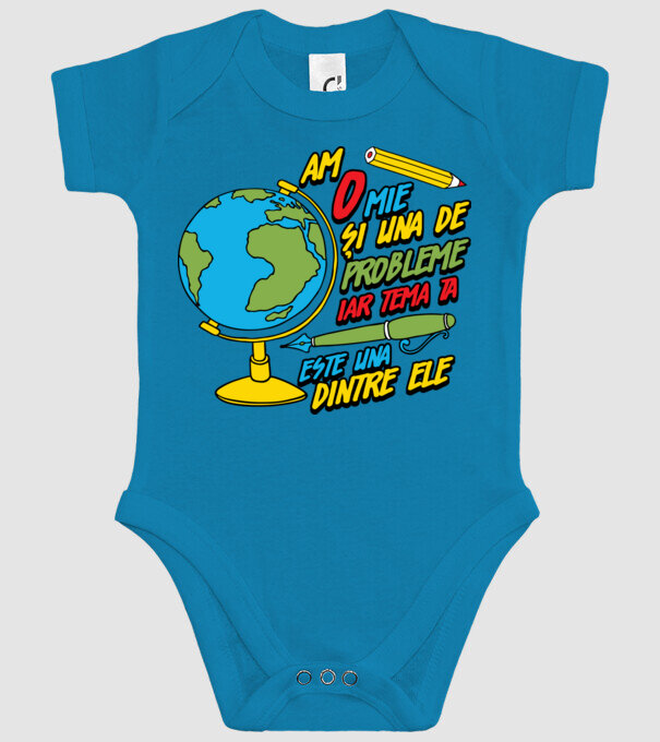 Am o mie și una de probleme, iar tema ta este una dintre ele model turcoaz pe tricou