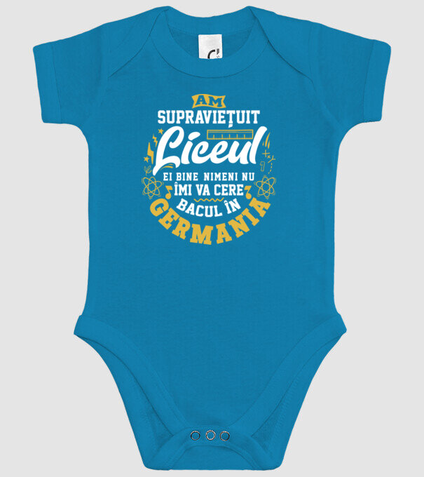 Am supraviețuit liceul model turcoaz pe tricou