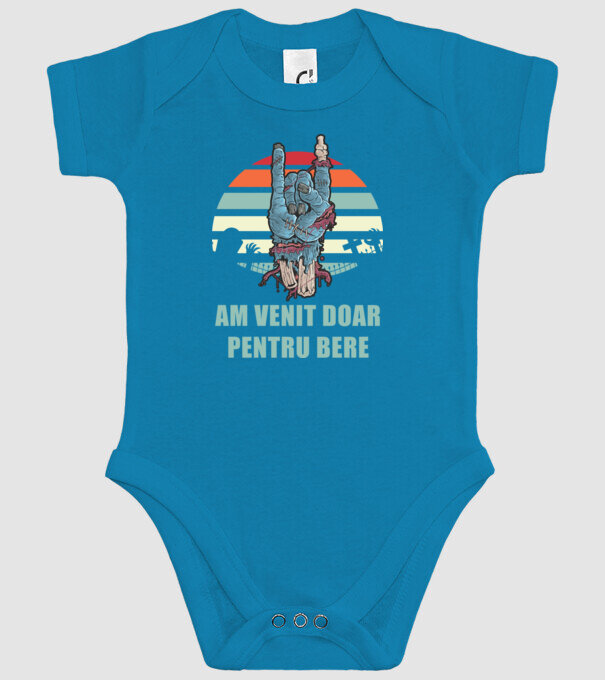Am venit doar pentru bere model turcoaz pe tricou