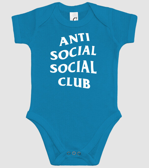 Anti social social club model turcoaz pe tricou