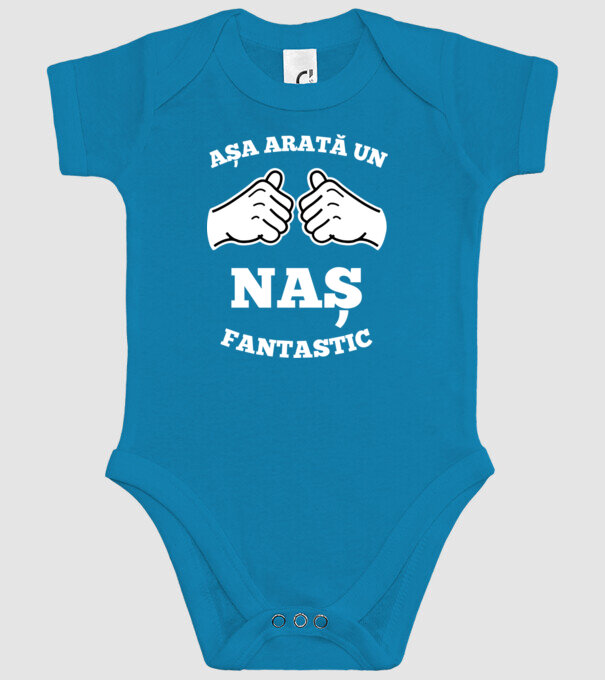 Așa arată un naș fantastic model turcoaz pe tricou