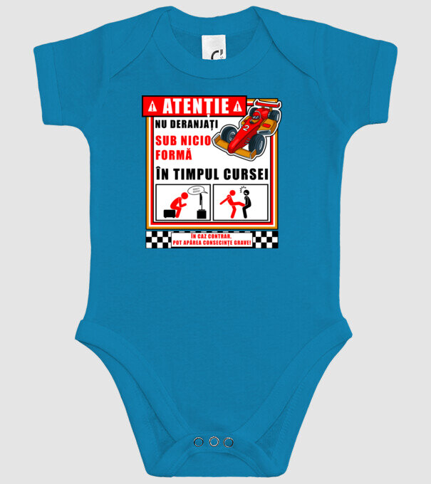 atenție model turcoaz pe tricou
