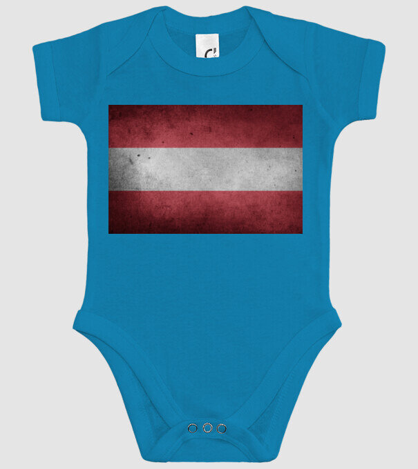 AUSTRIA model turcoaz pe tricou