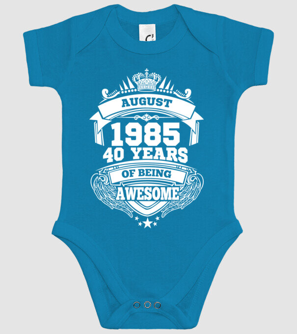 Awesome being of august 1985 model turcoaz pe tricou