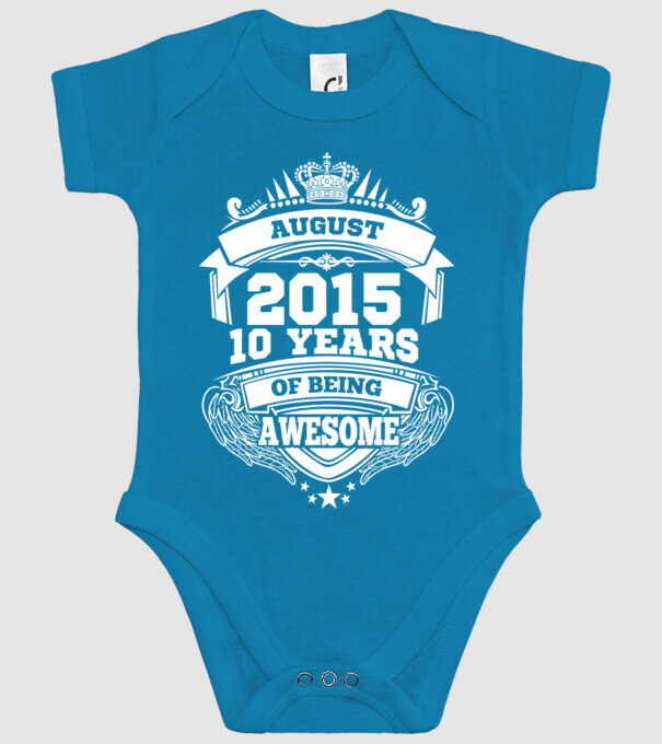 Awesome being of august 2015 model turcoaz pe tricou