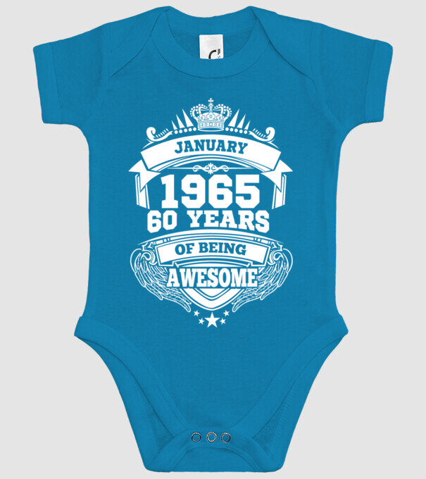 Awesome being of january 1965 model turcoaz pe tricou