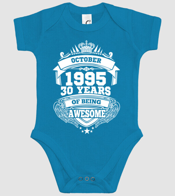 Awesome being of october 1995 model turcoaz pe tricou
