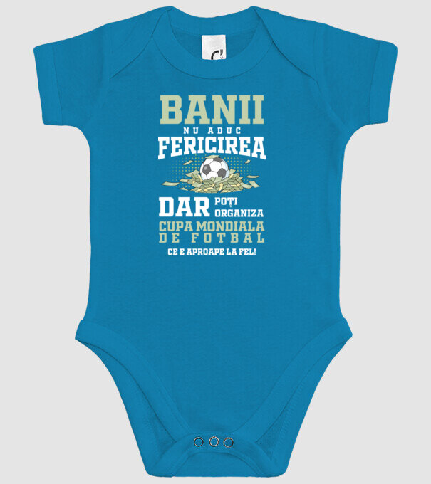 Banii nu aduc fericirea model turcoaz pe tricou