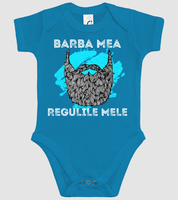 barba mea - regulile mele model turcoaz pe tricou