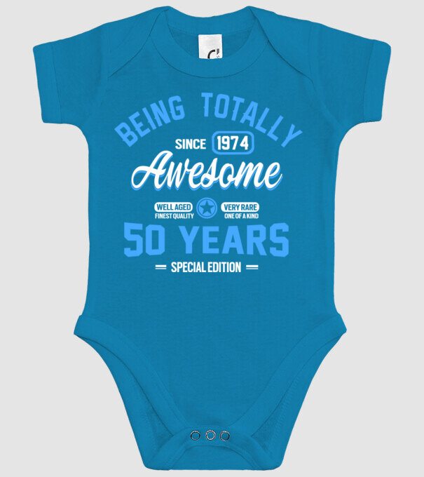 Being totally awesome 50 model turcoaz pe tricou