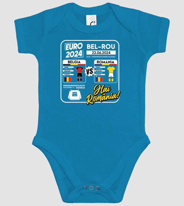 BEL-ROM euro 2024 calendar model turcoaz pe tricou