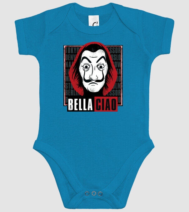 bella ciao dali model turcoaz pe tricou