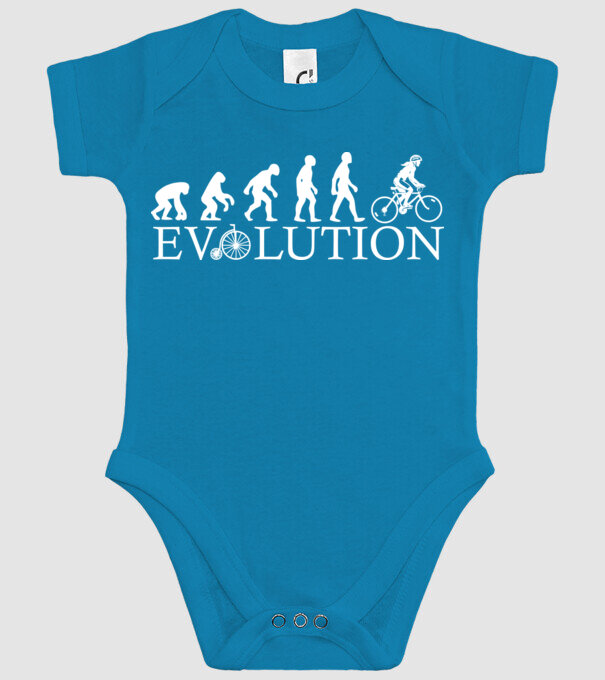 Bike evo model turcoaz pe tricou